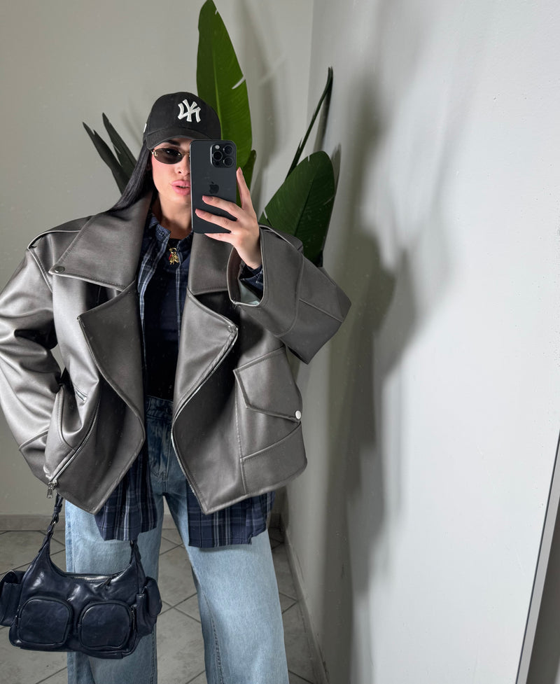 Chiodo over-size✨grigio
