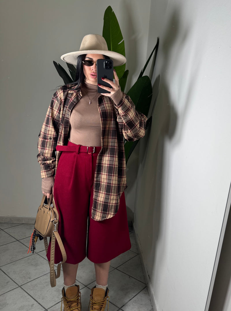 MAXI BERMUDA✨BORDÓ