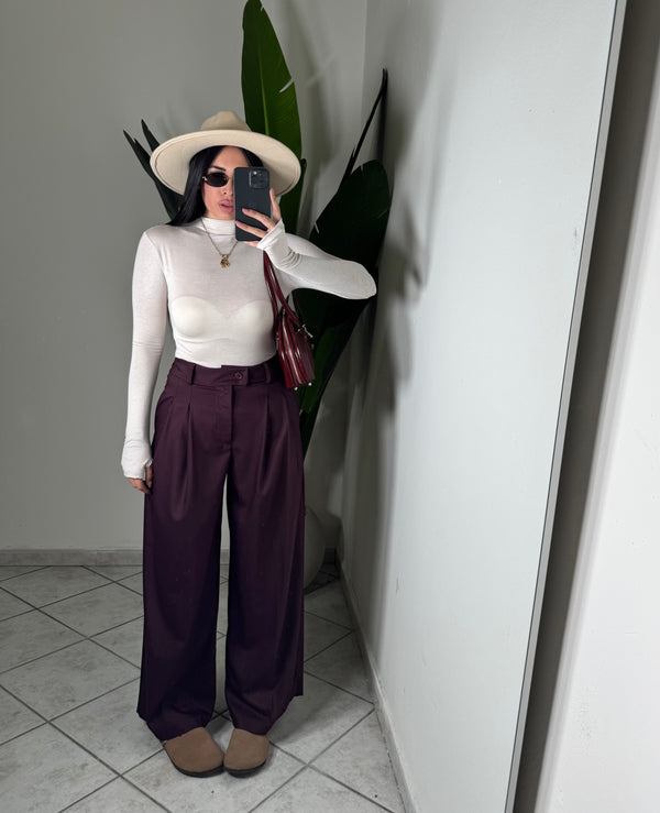 Pantalone mory bordó✨