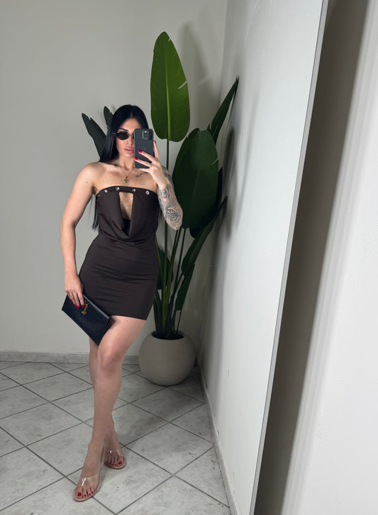 DRESS VIKY ✨marrone