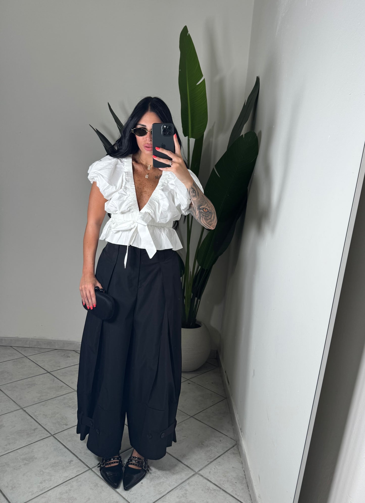PANTALONE PALAZZO✨nero