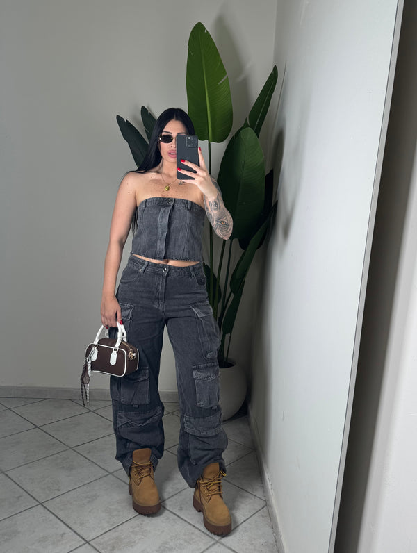 Coordinato CARGO✨grigio