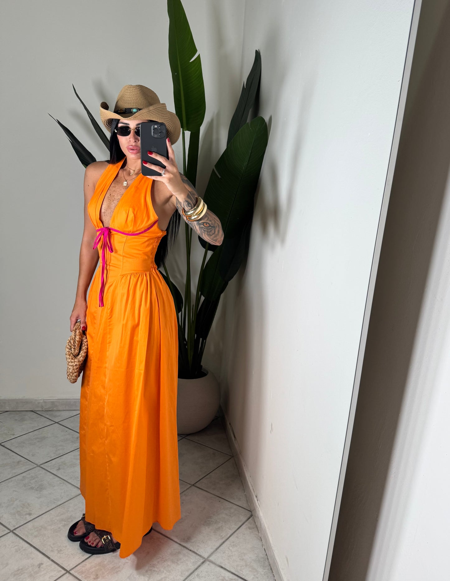 Dress mood zara✨arancio