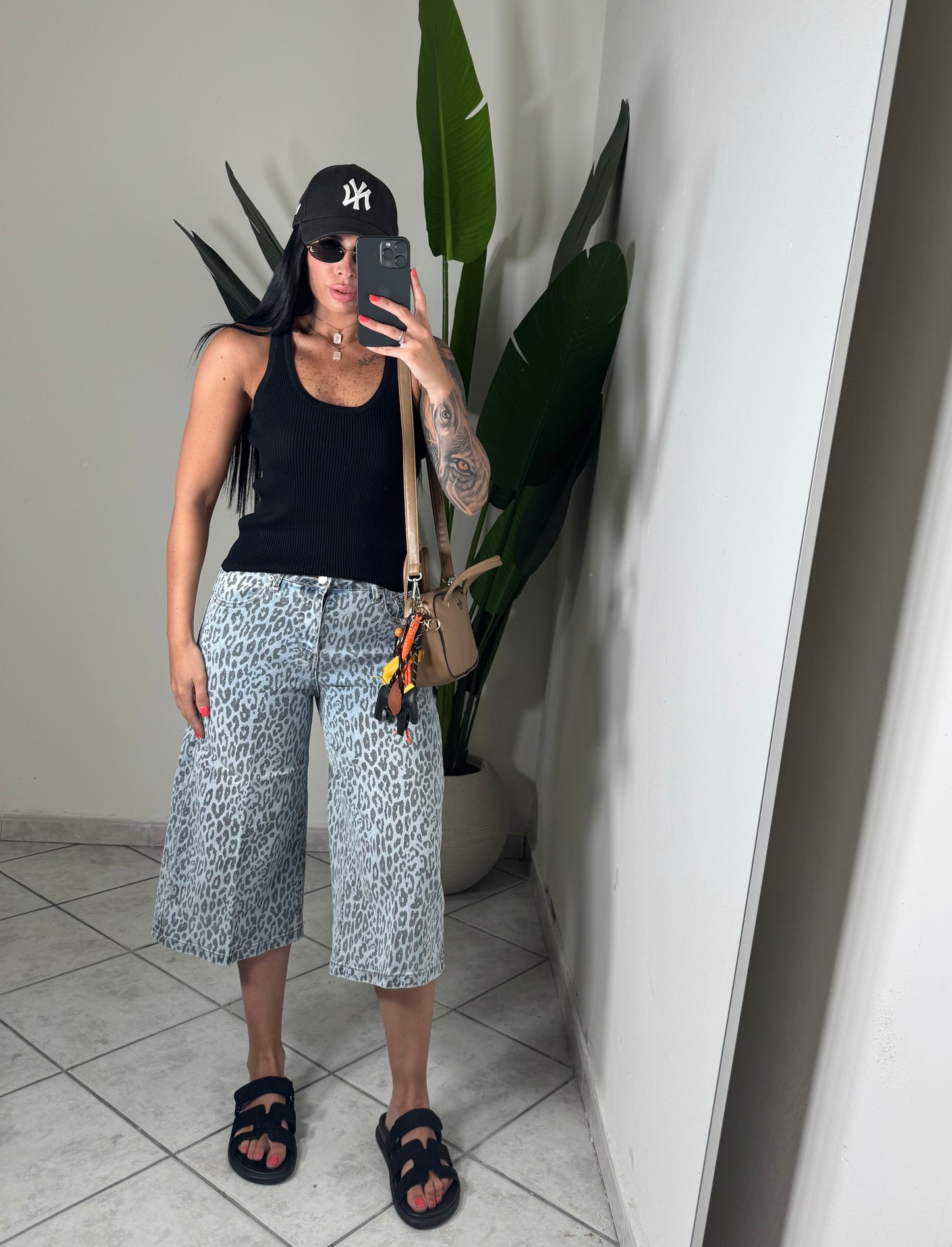 Bermuda maculato denim ✨
