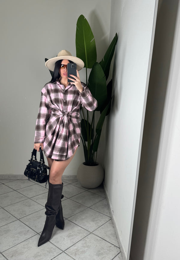 MAXI CAMICIONE FIOCCO✨rosa