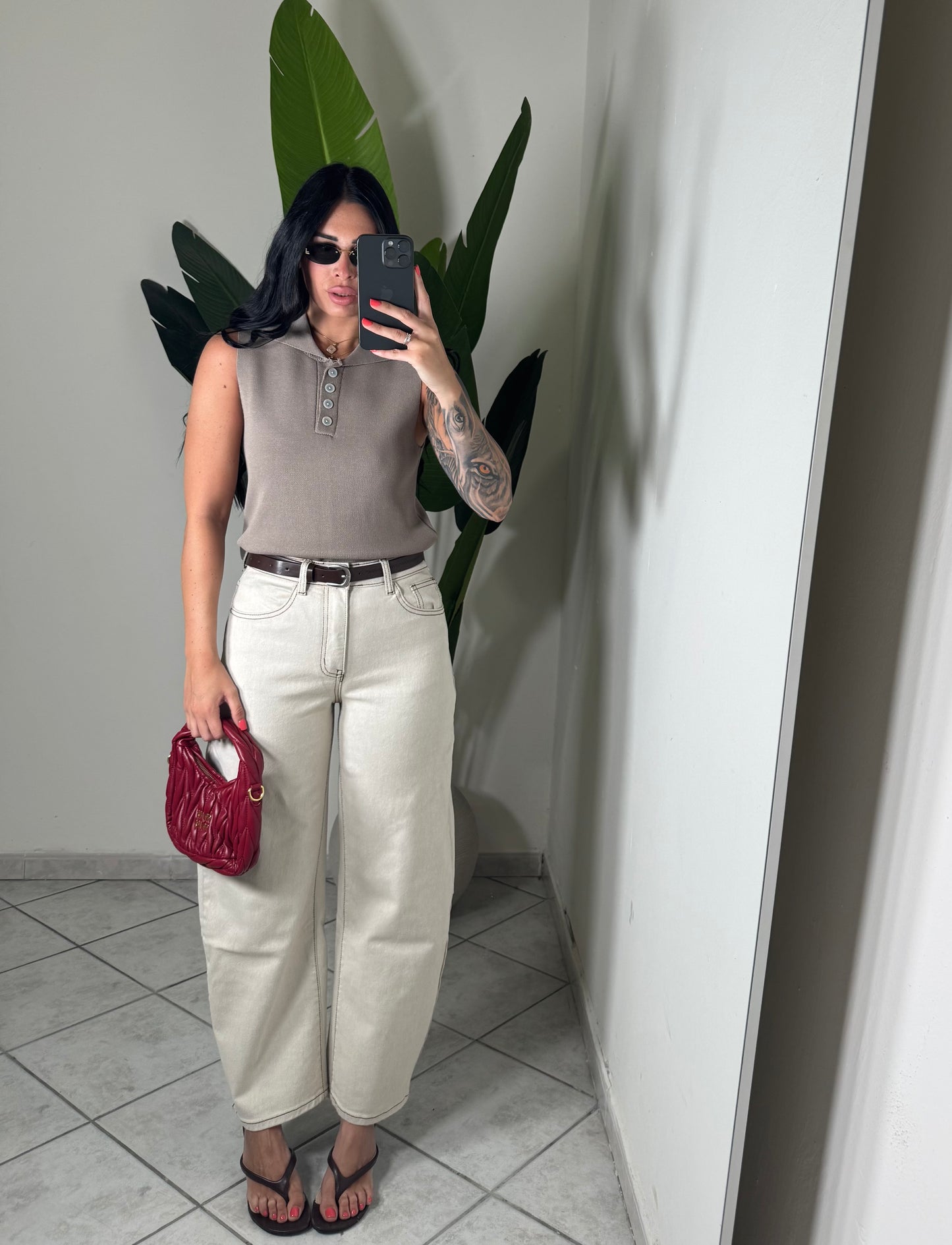 Ballon fit✨beige