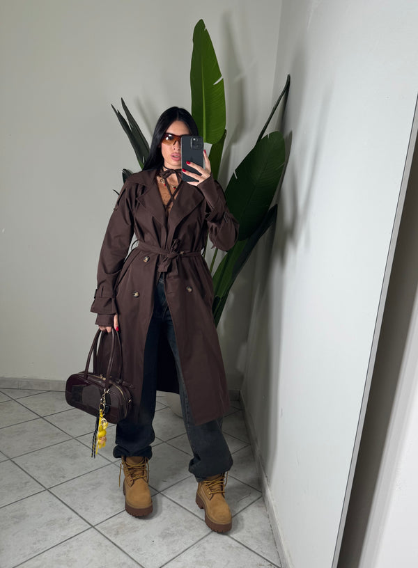 Trench marrone✨