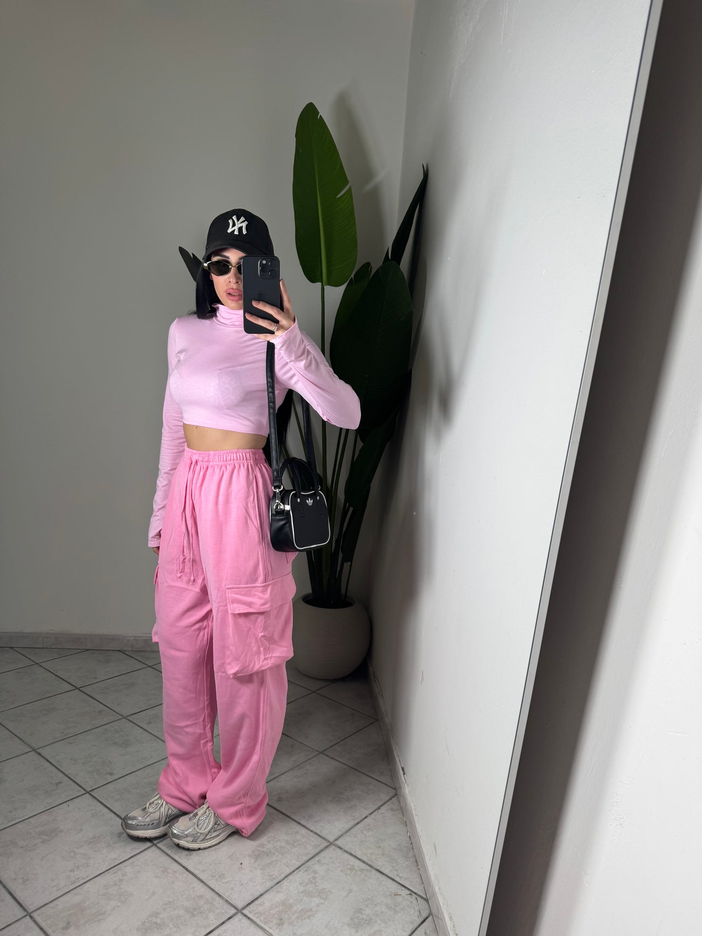 Pantalone tuta cargo✨