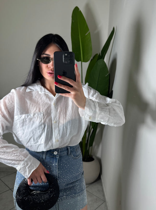Camicia velata bianca ✨