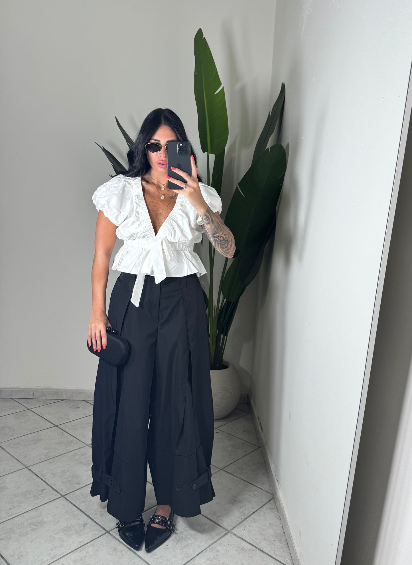 PANTALONE PALAZZO✨nero