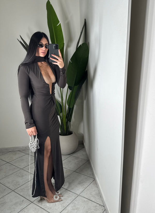 Long Dress GINNY✨marrone