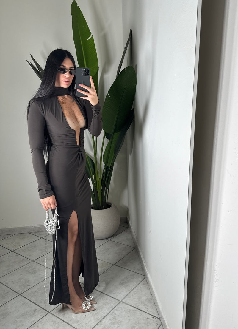 Long Dress GINNY✨marrone