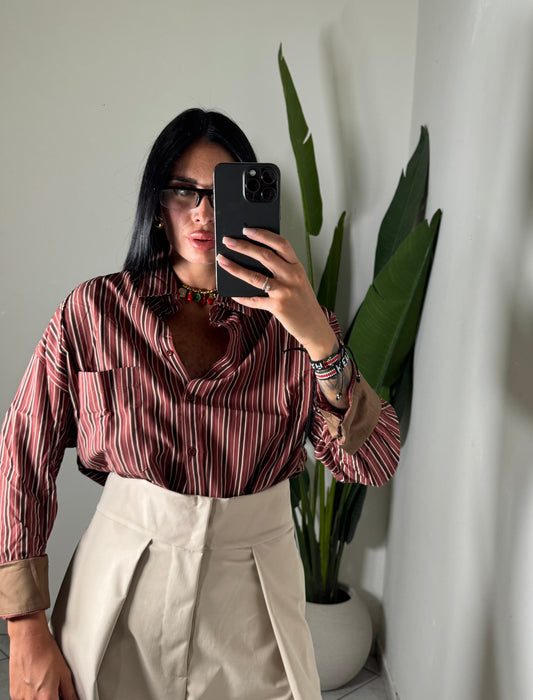 Camicia lexy✨Bordó