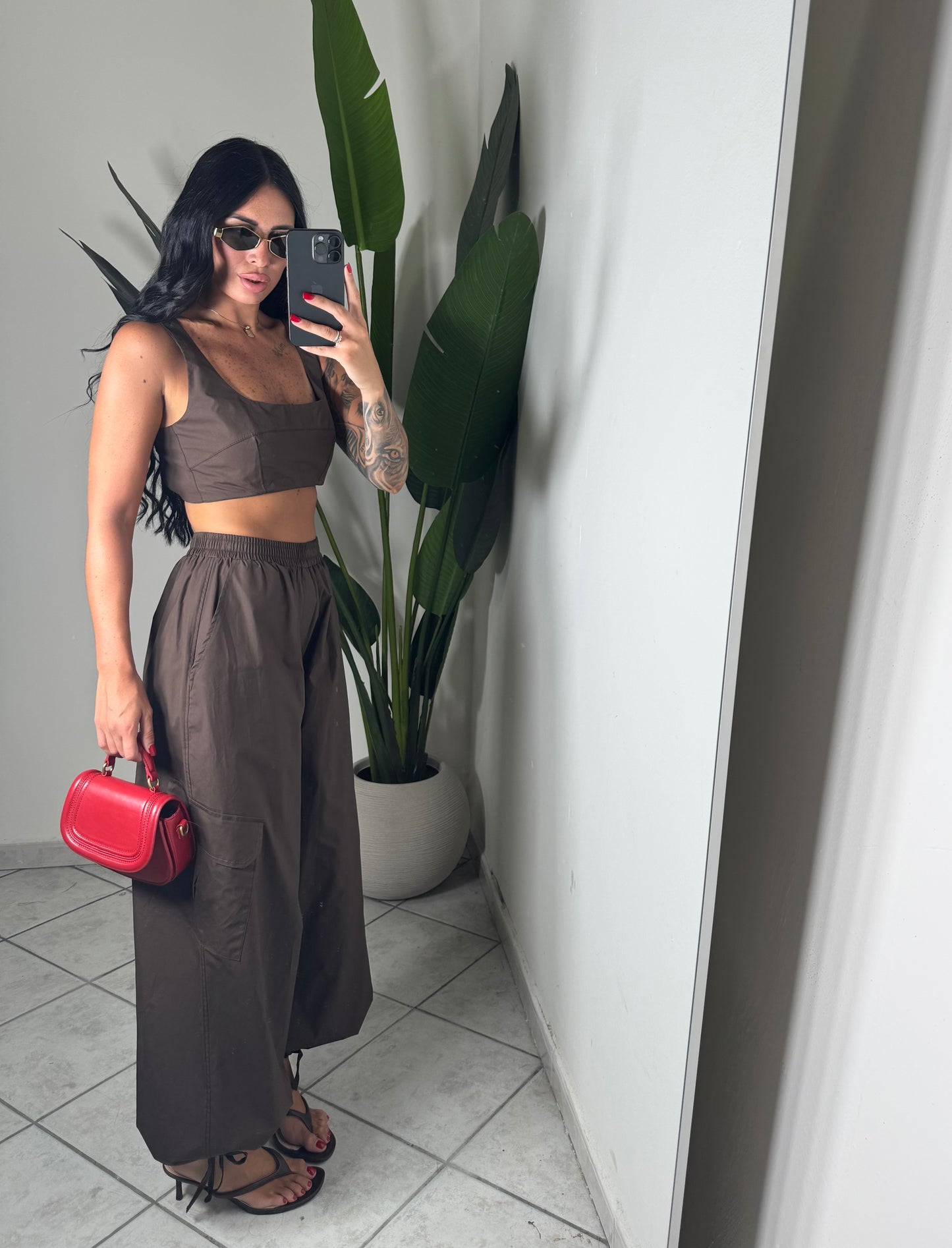 Coordinato just west✨marrone