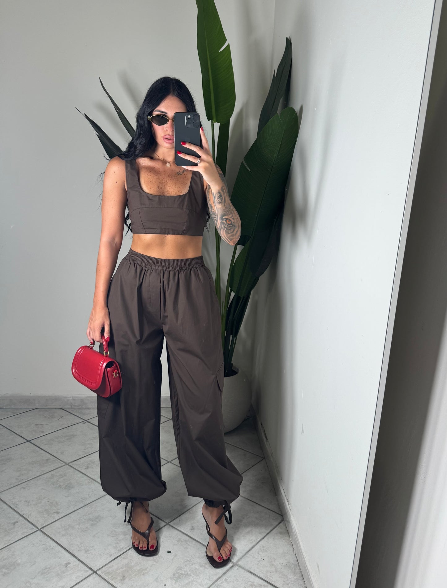 Coordinato just west✨marrone