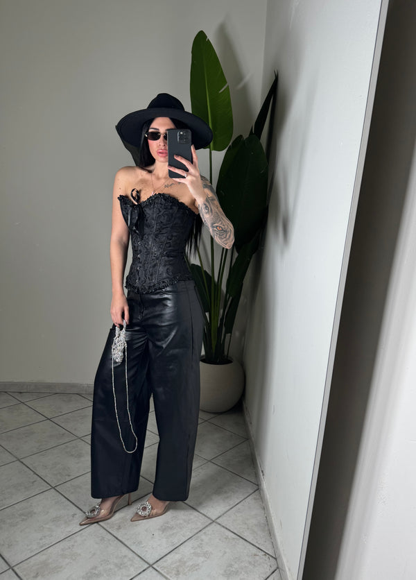 Pantalone eco-pelle nero✨