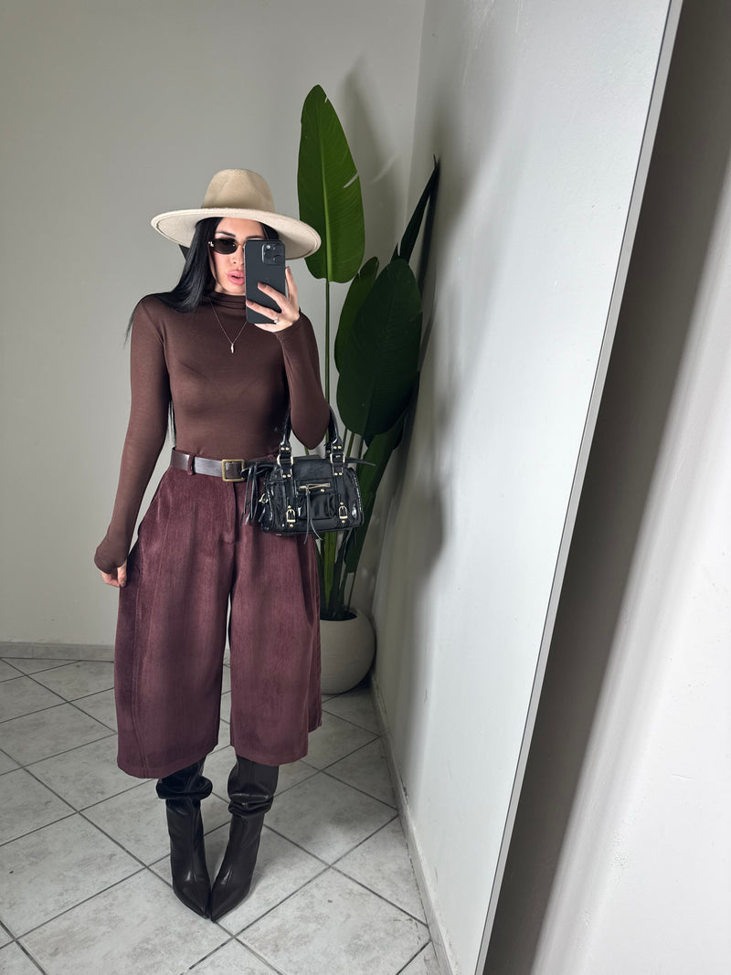 BERMUDA JUST WEST✨BORDÓ