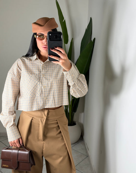 Camicia crop just west✨