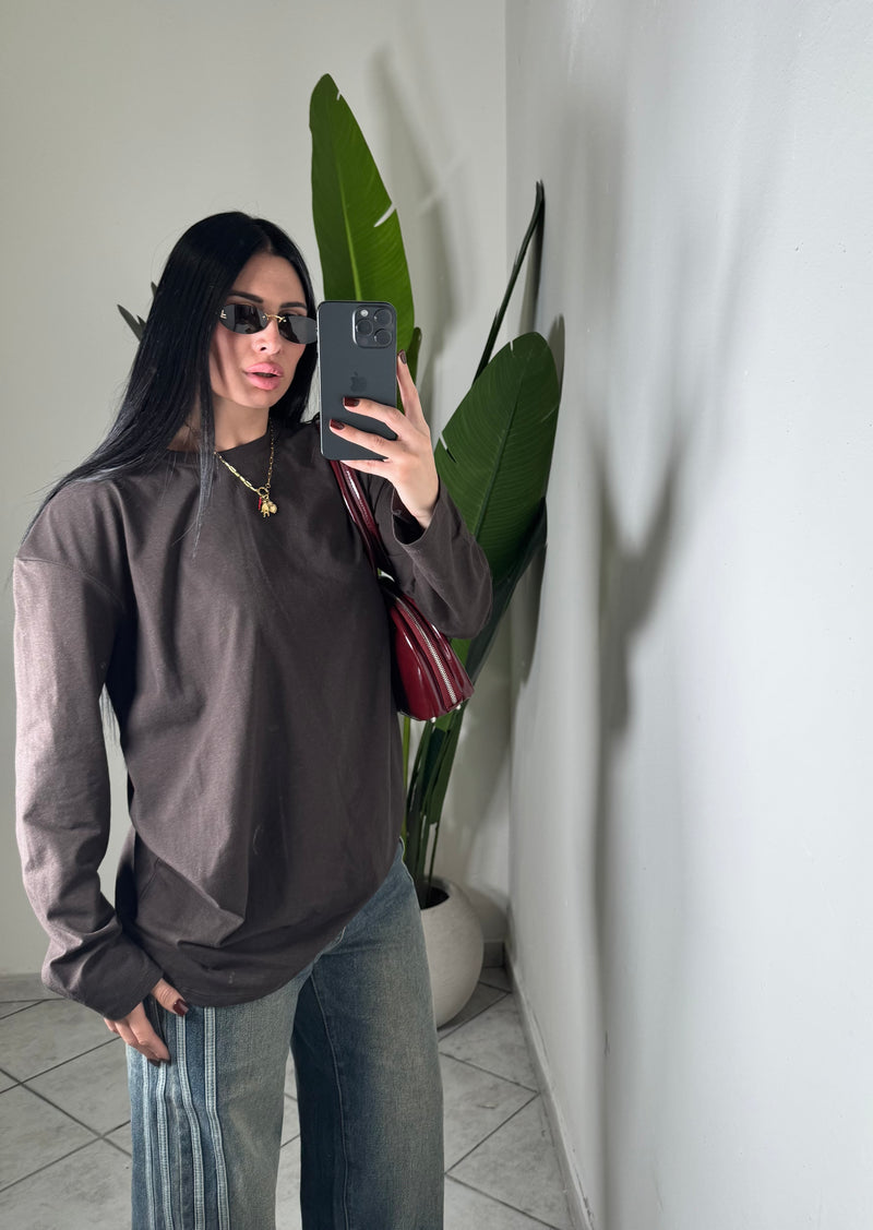 MAXI T-shirt maniche lunghe✨
