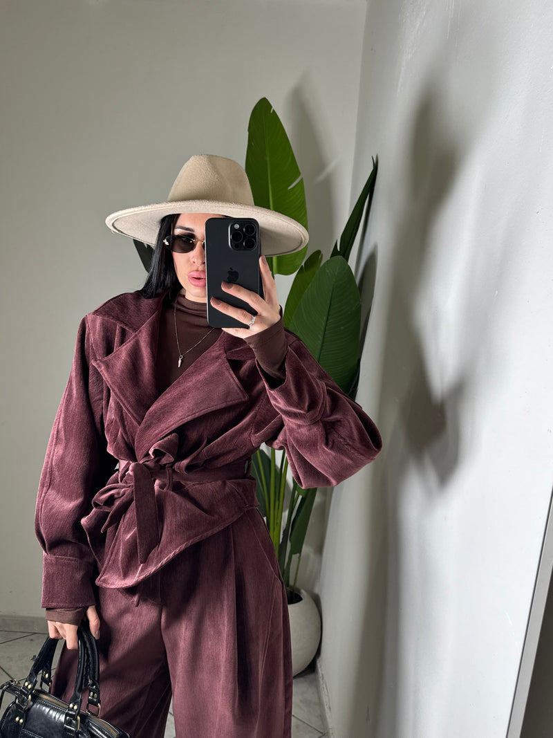 TRENCH just west✨Bordó