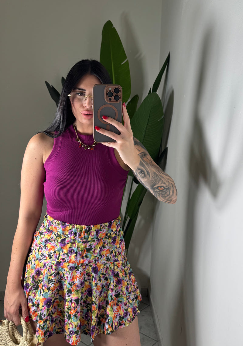 Canotta crop costine✨