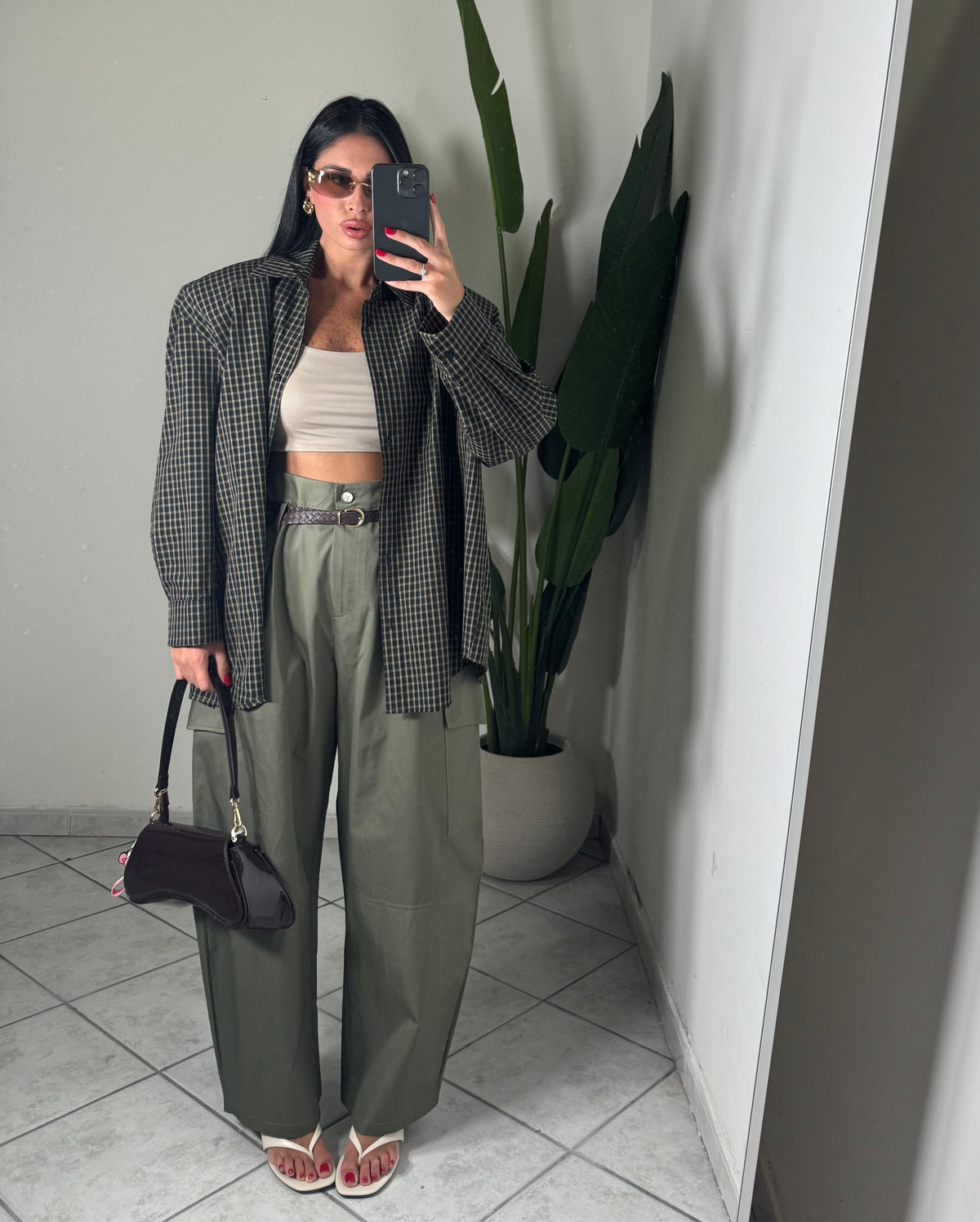 Pantalone JUST WEST ✨verde