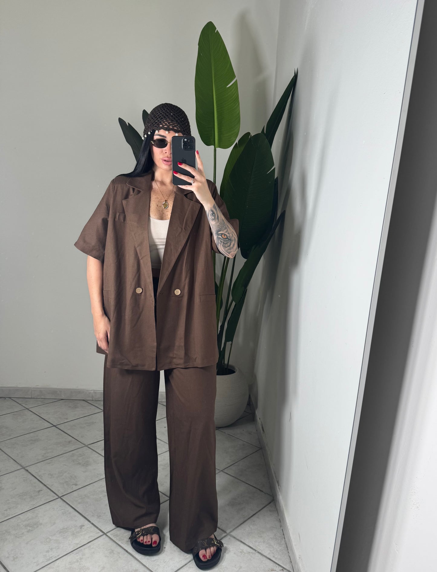 Tailleur lino✨