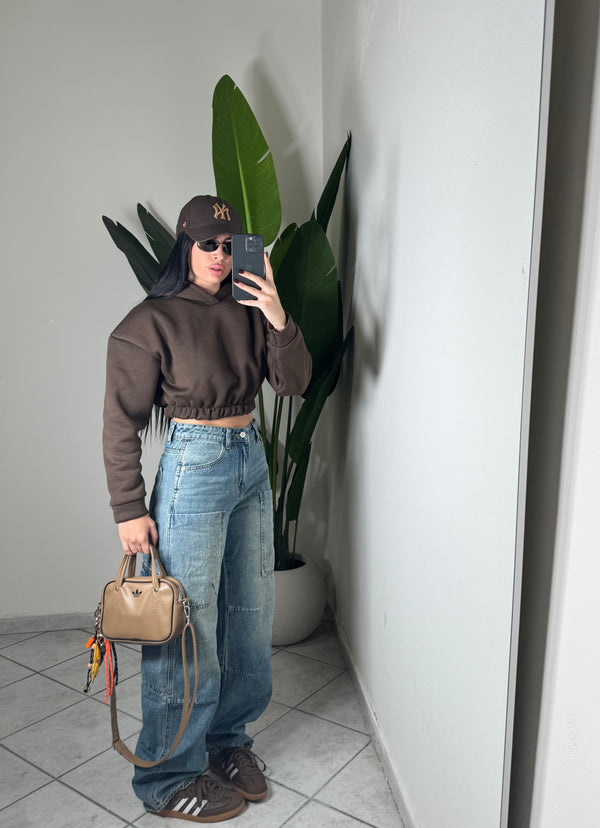 Felpa crop ✨