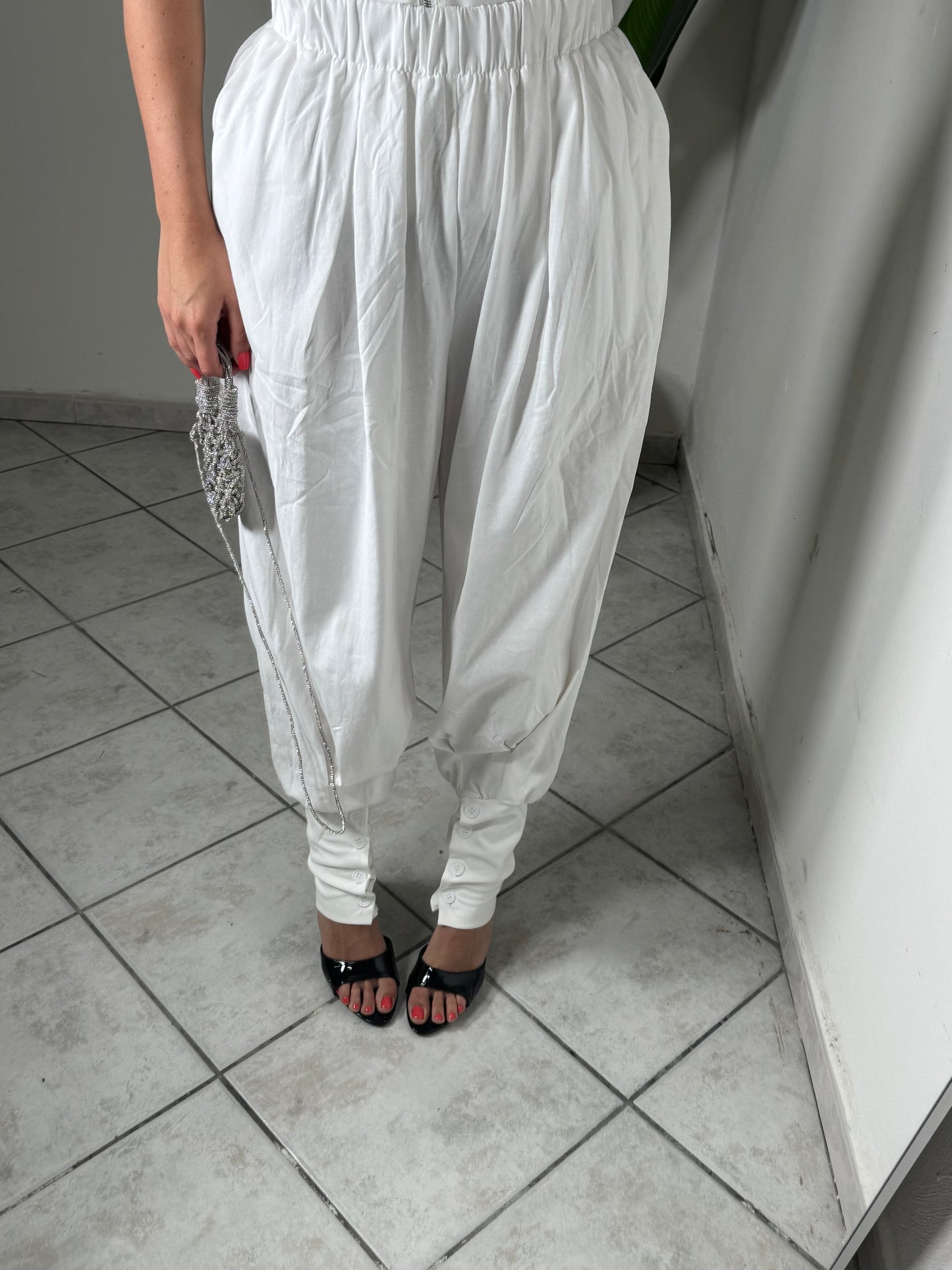 Pantalone ballon White ✨