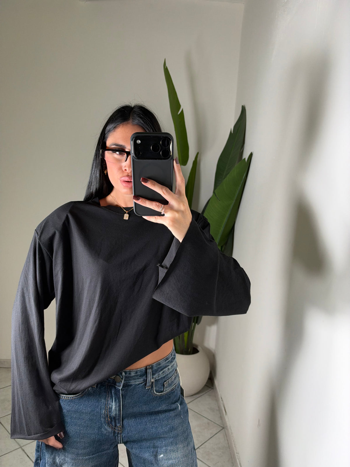 T-shirt con spalline✨