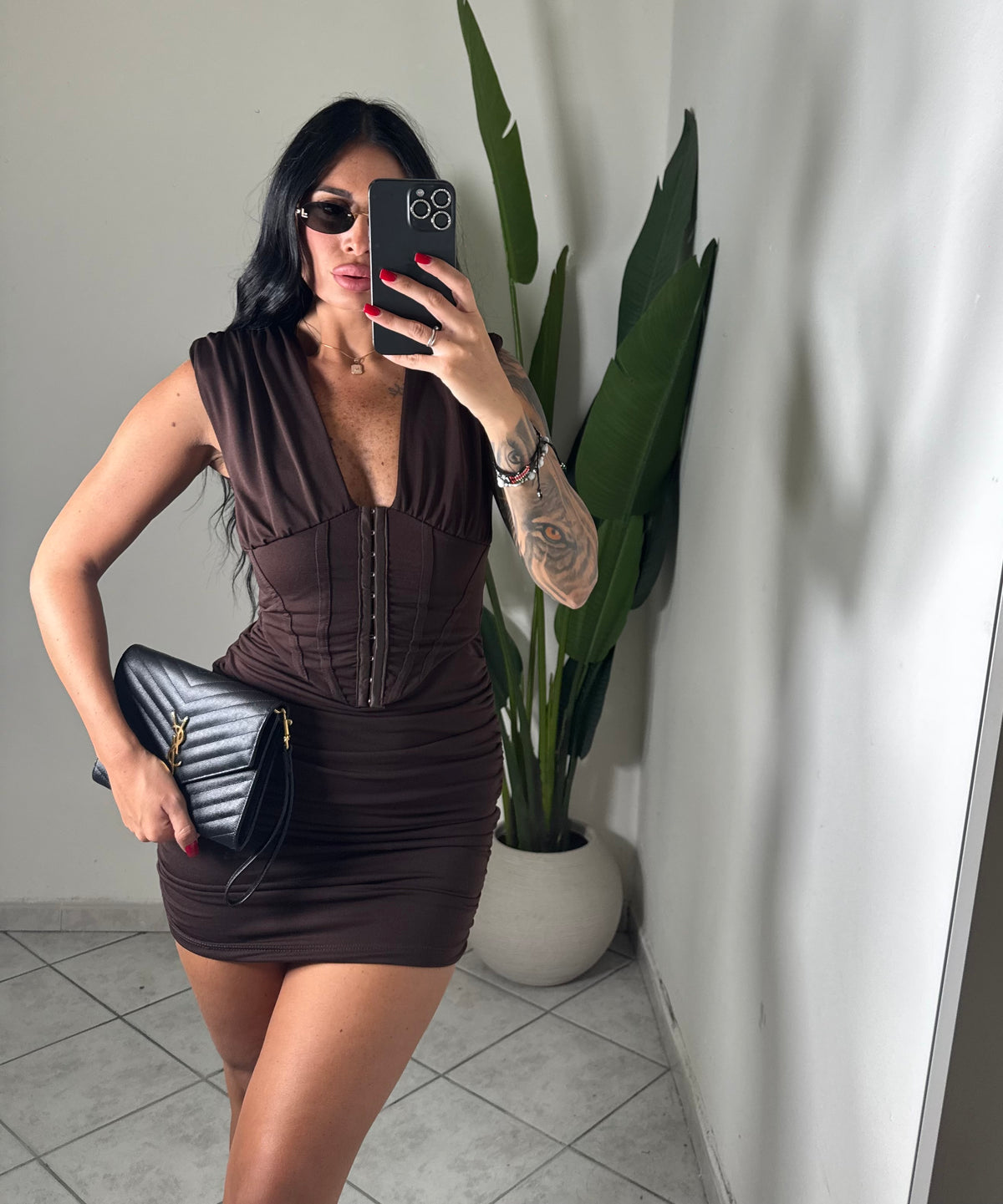 Dress Amina✨marrone
