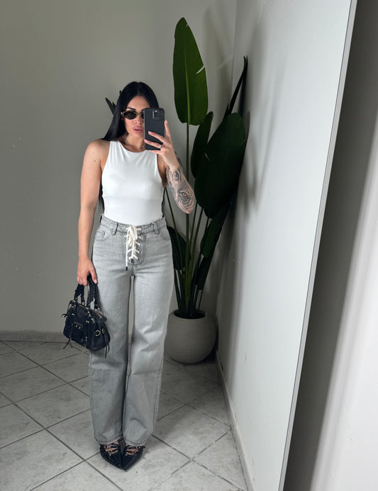 Jeans folyrose con lacci✨