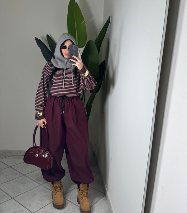 Pantalone ivy ✨Bordó
