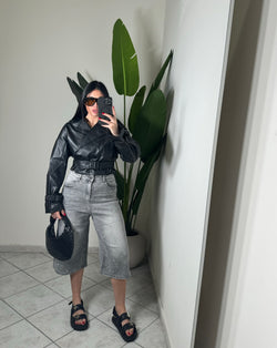 TRENCH CROP ECO-PELLE