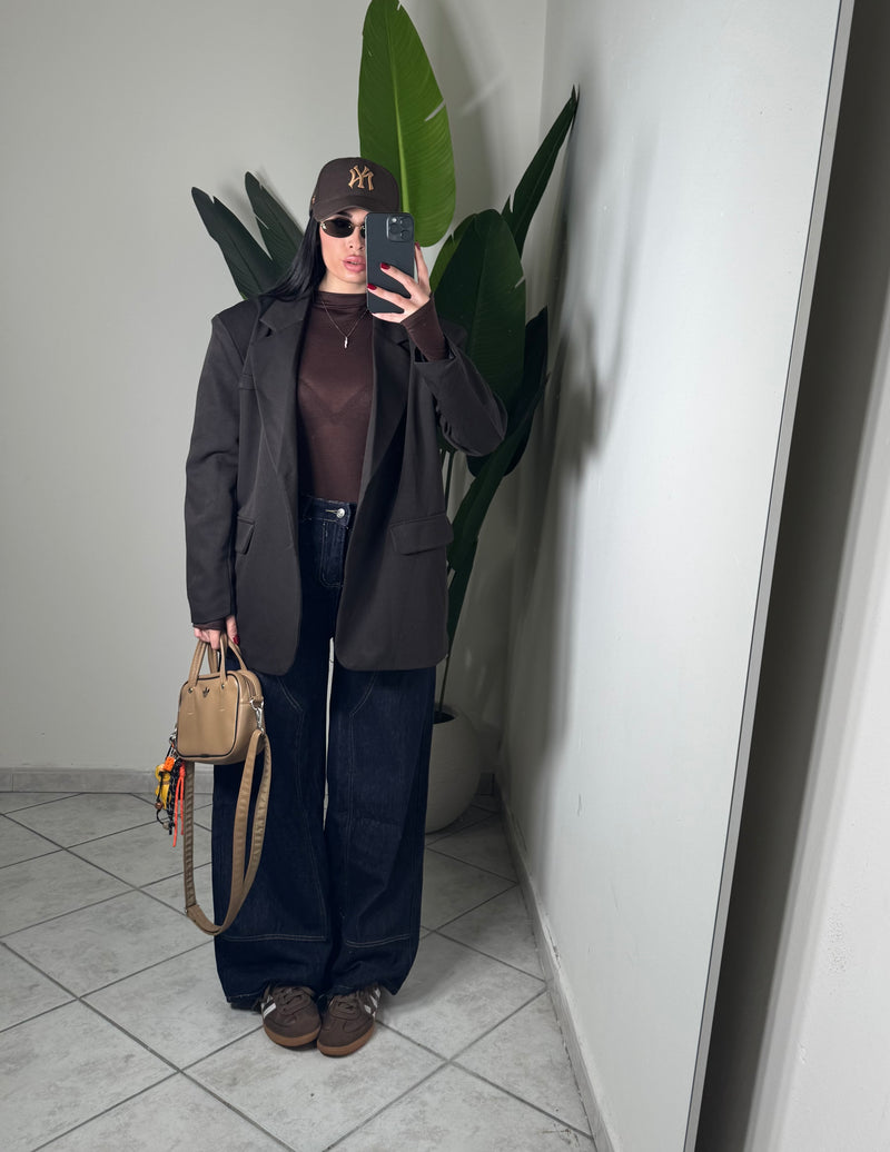 BLAZER OVER SIZE✨marrone