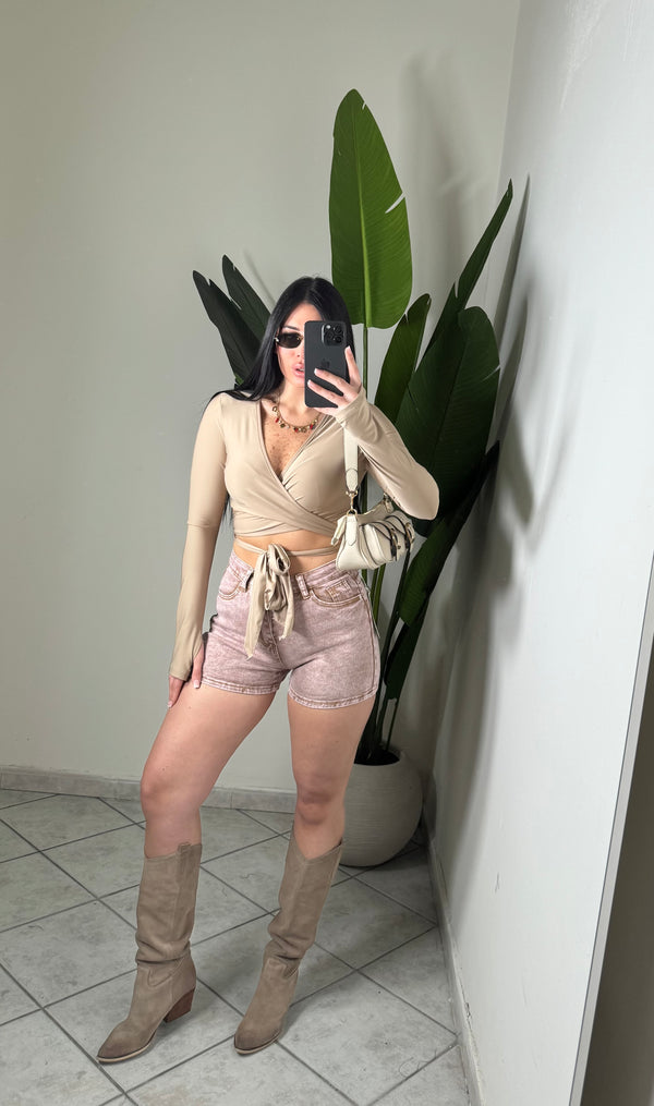 Shorts rosa
