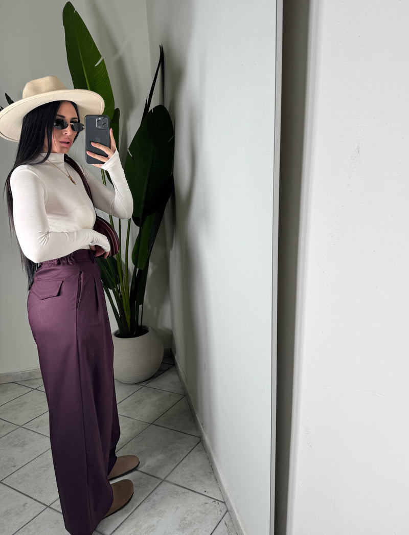 Pantalone mory bordó✨