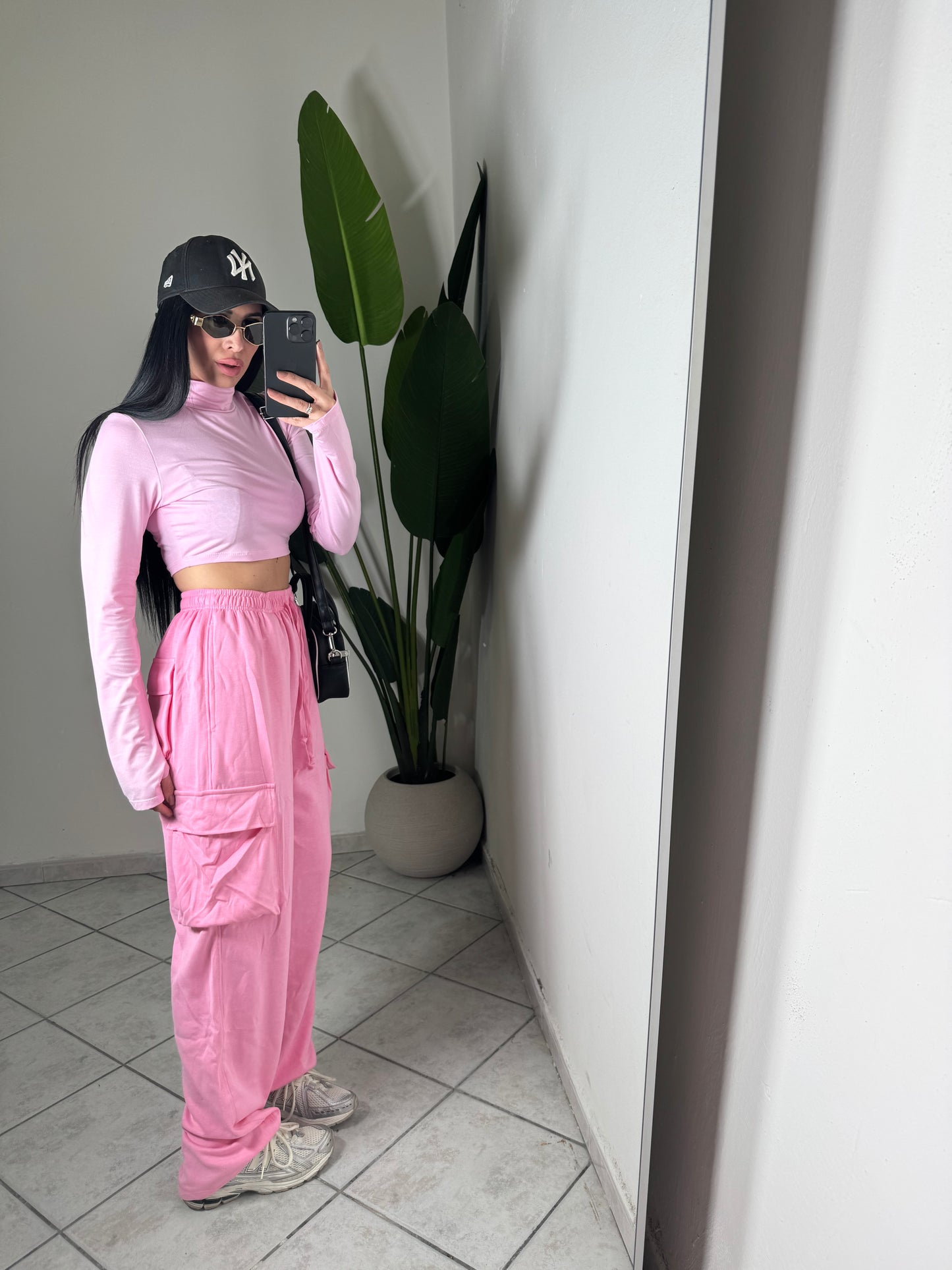 Pantalone tuta cargo✨