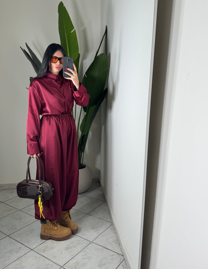 Coordinato in raso✨