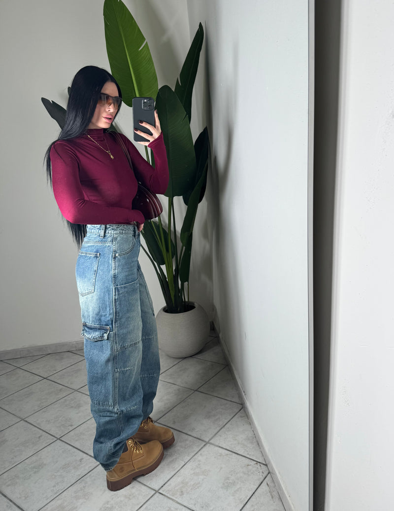 Jeans cargo✨miss two