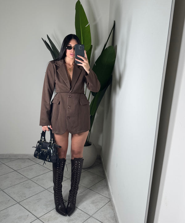 Blazer dress✨marrone