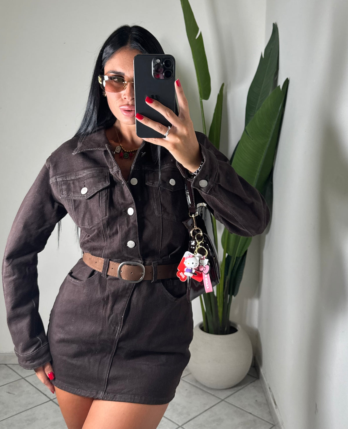 Abitino denim marrone✨