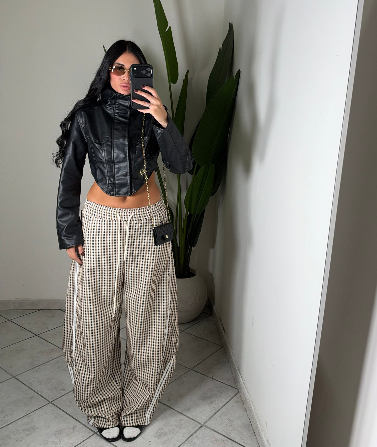 Chiodo crop✨nero