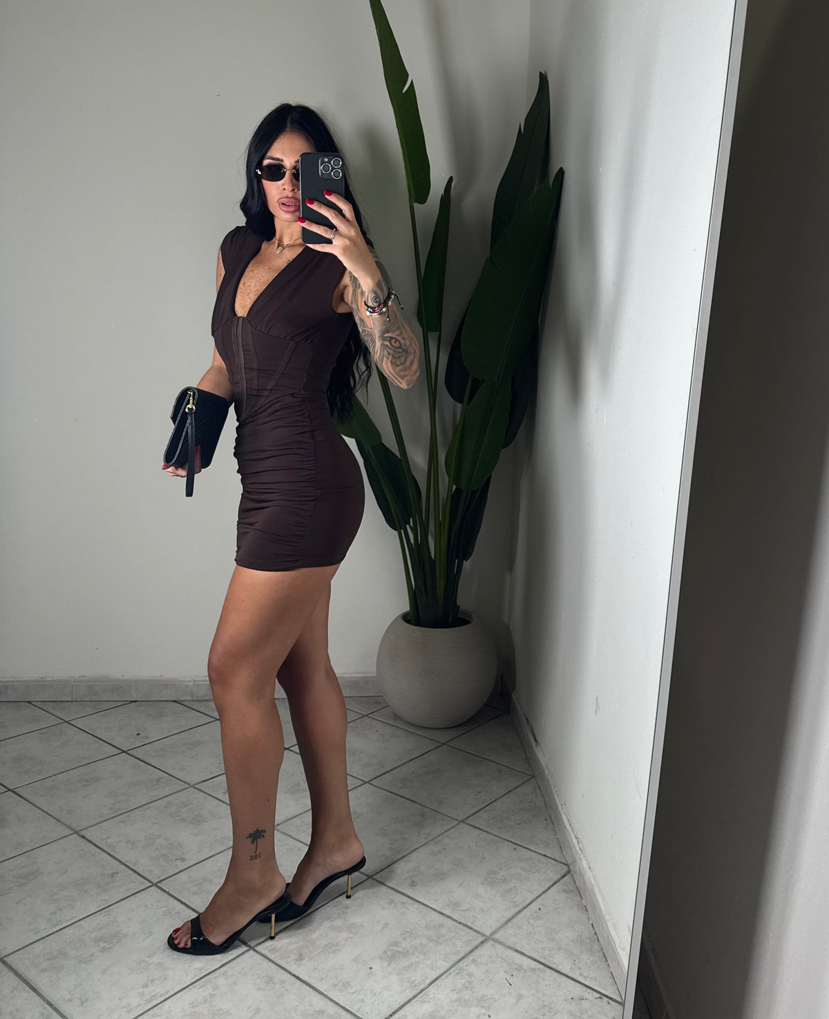 Dress Amina✨marrone