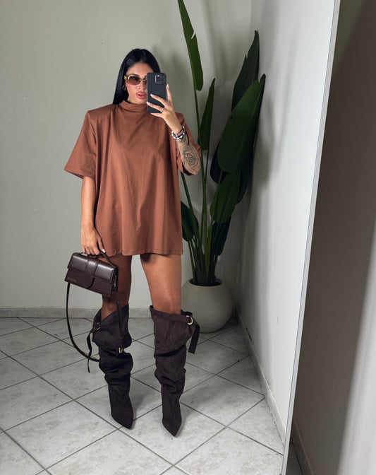 Maxi t-shirt just west mezza manica ✨