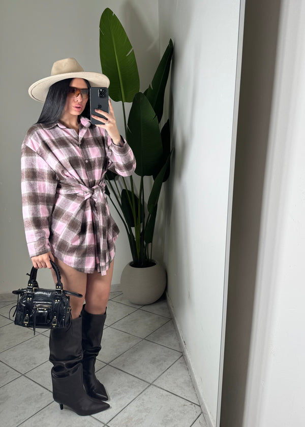 MAXI CAMICIONE FIOCCO✨rosa