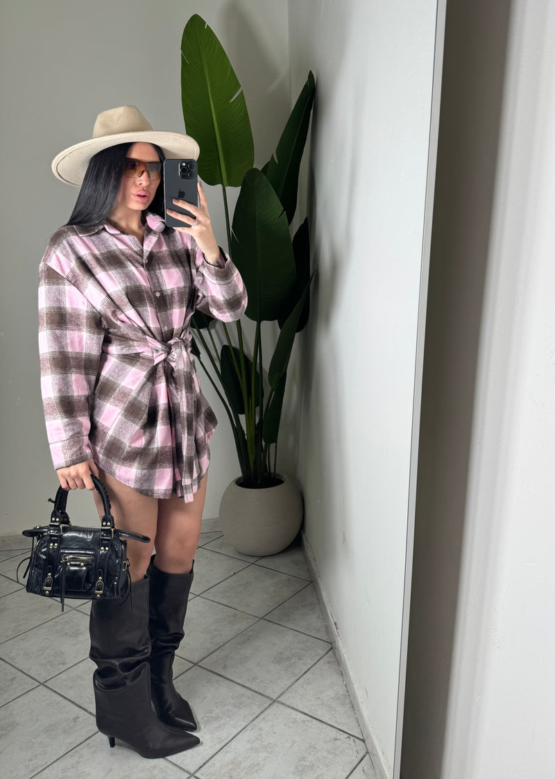 MAXI CAMICIONE FIOCCO✨rosa