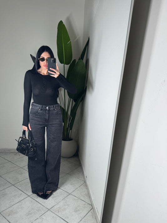 Jeans miss bon bon nero✨