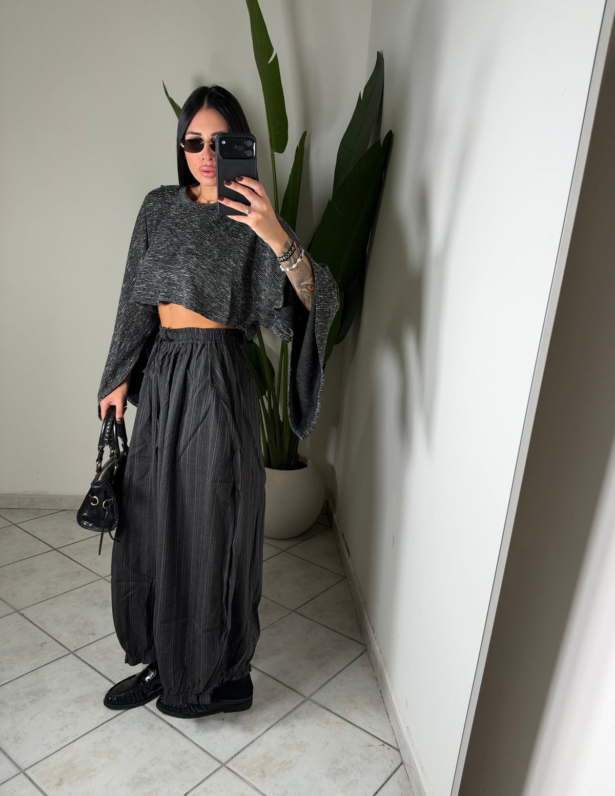 Pantalone ballon gris✨