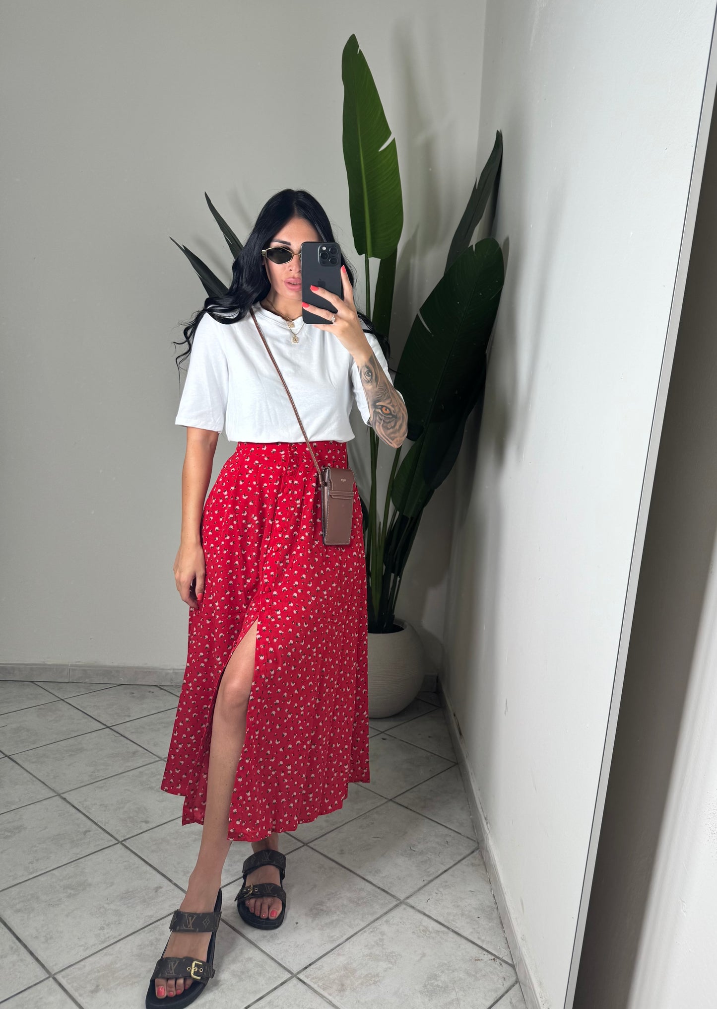 Gonnellone Flower red✨
